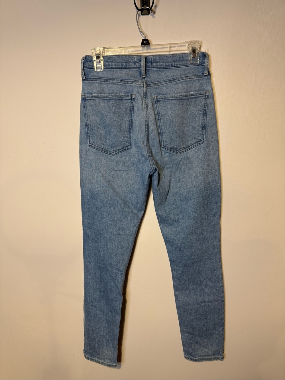 Agolde Nico High Rise Slim Fit Jeans in Embark Light Wash Blue Sz 26 - Picture 6 of 9